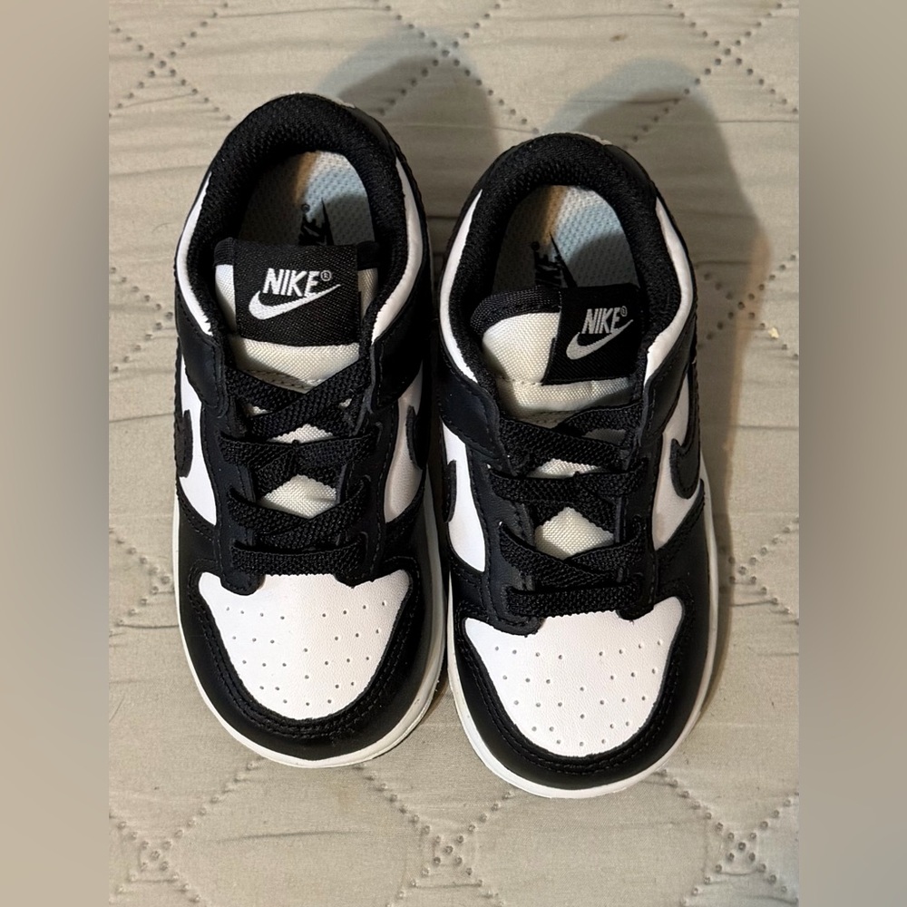 Nike Kids Black and White Athletic Sneakers